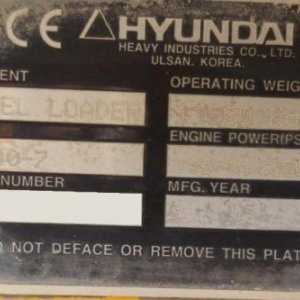 foto 11.5t ladowarka (platniczki)  Hyundai HL740-7